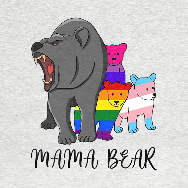 Proud Mom No Matter What LGBTQ LGBT Mom Pride Mama Bear by cobiepacior